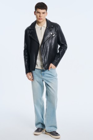 косуха из натуральной кожи - верхняя одежда мужская 