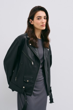 косуха из натуральной кожи - куртки и пуховики