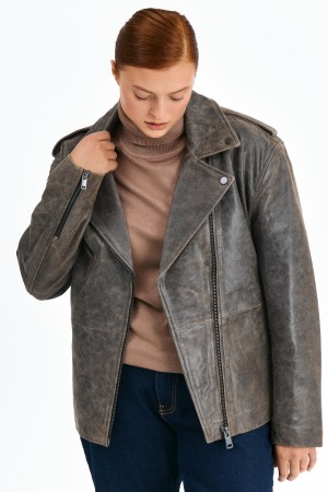 косуха из натуральной кожи фотография