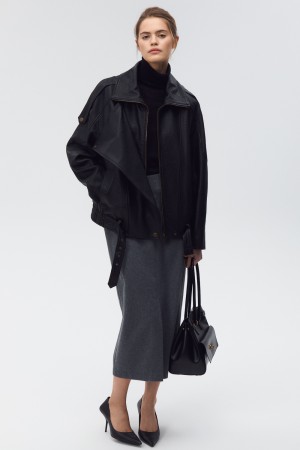 косуха из натуральной кожи - куртки и пуховики