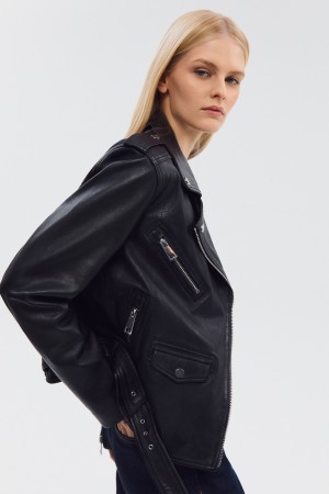 косуха из натуральной кожи - куртки и пуховики