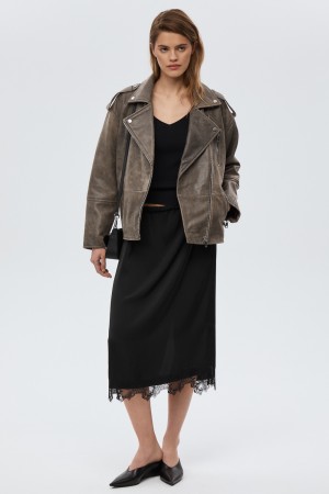 косуха из натуральной кожи - куртки и пуховики