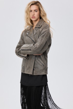 косуха из натуральной кожи - куртки и пуховики