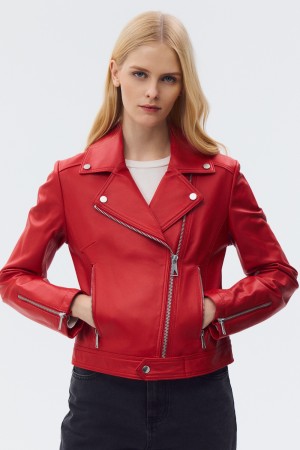 косуха из натуральной кожи - куртки и пуховики