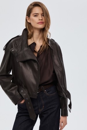 косуха из натуральной кожи фотография