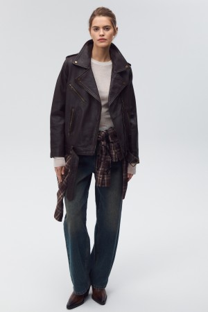 косуха из натуральной кожи - куртки и пуховики