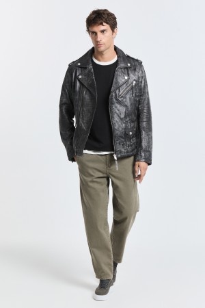 косуха из натуральной кожи фотография