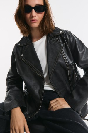 косуха из натуральной кожи - женская одежда, обувь и аксессуары кожаная 