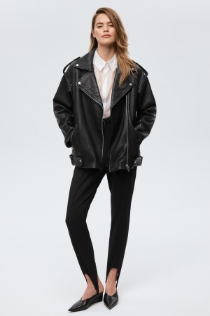 косуха из натуральной кожи - женская верхняя одежда недорогая 