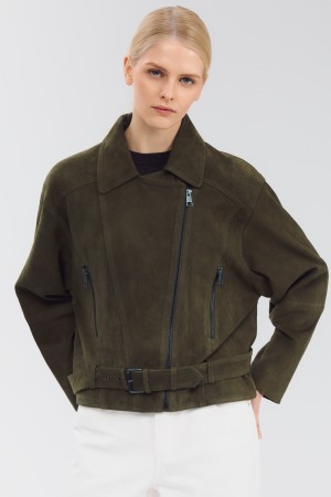 косуха из натуральной замши - куртки и пуховики