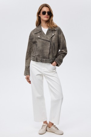 косуха из натуральной замши - куртки и пуховики