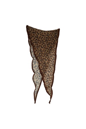 косынка с анималистичным принтом - женские косынки