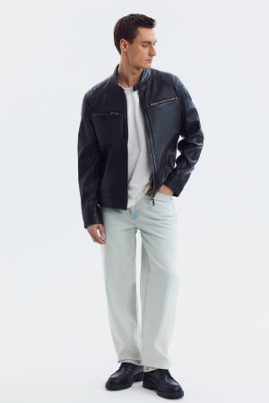 куртка из натуральной кожи - мужские куртки и пуховики