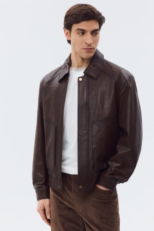 куртка из натуральной кожи - мужские куртки и пуховики снежная королева 