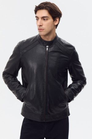 куртка из натуральной кожи - мужские куртки и пуховики