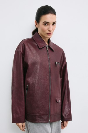 куртка из натуральной кожи фотография