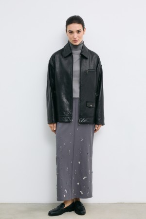 куртка из натуральной кожи фотография