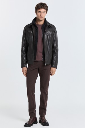 куртка из натуральной кожи фотография