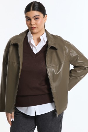 куртка из натуральной кожи фотография