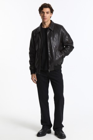 куртка из натуральной кожи - мужские куртки и пуховики