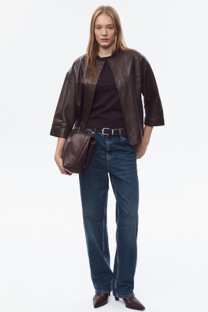 куртка из натуральной кожи - женские куртки снежная королева 