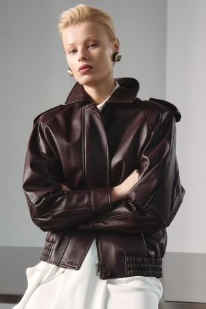 куртка из натуральной кожи - женские куртки снежная королева 