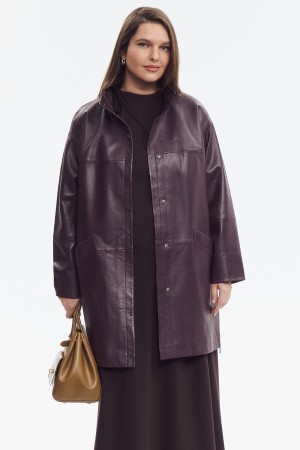 куртка из натуральной кожи - женские куртки снежная королева 