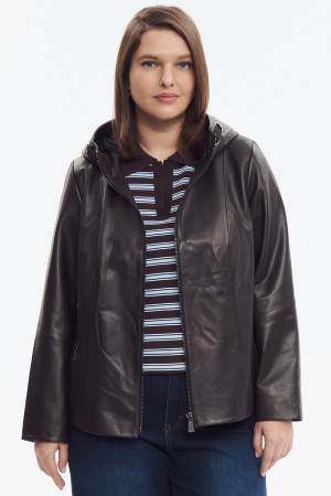 куртка из натуральной кожи фотография