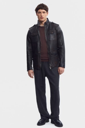 куртка из натуральной кожи фотография