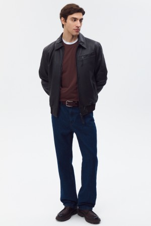 куртка из натуральной кожи - куртки и пуховики