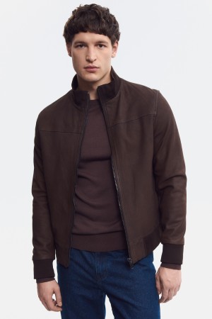 куртка из натуральной кожи - мужские куртки и пуховики