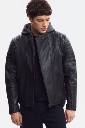куртка из натуральной кожи - куртки и пуховики