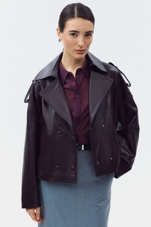 куртка из натуральной кожи фотография