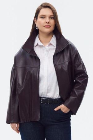 куртка из натуральной кожи - женские куртки снежная королева 