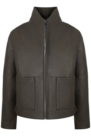 куртка из натуральной кожи фотография