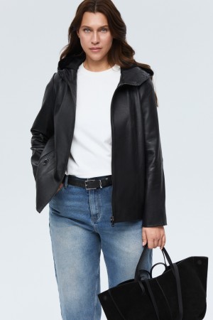 куртка из натуральной кожи - женские куртки снежная королева 