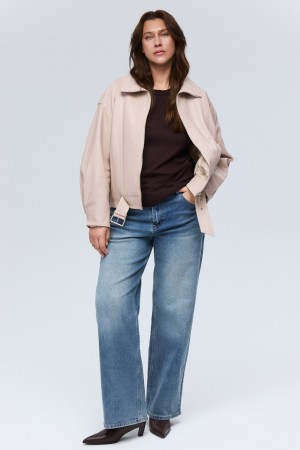 куртка из натуральной кожи - женские куртки снежная королева 