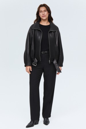 куртка из натуральной кожи - женские куртки снежная королева 