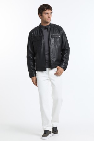 куртка из натуральной кожи фотография