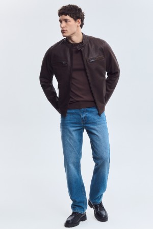 куртка из натуральной кожи - куртки и пуховики