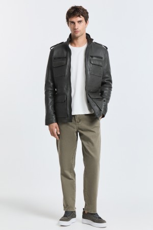 куртка из натуральной кожи фотография