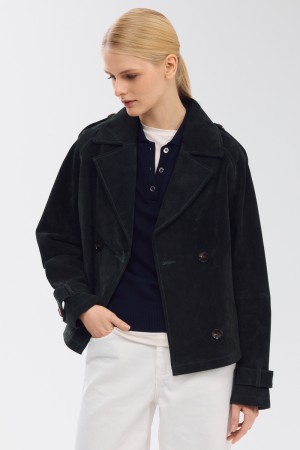 куртка из натуральной замши фотография