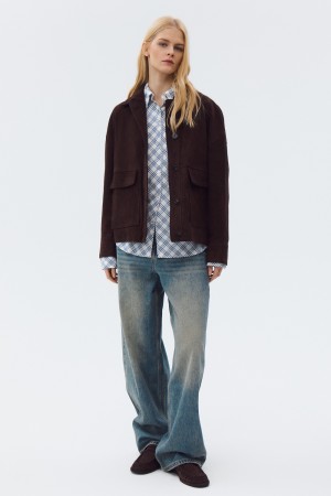 куртка из натуральной замши фотография