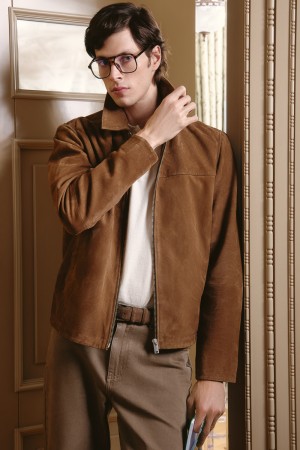 куртка из натуральной замши - куртки и пуховики