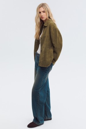 куртка из натуральной замши фотография