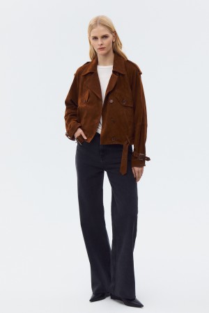 куртка из натуральной замши - куртки и пуховики