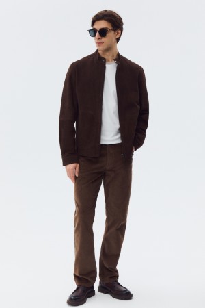 куртка из натуральной замши - мужские куртки и пуховики снежная королева 