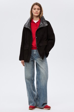 куртка из натуральной замши фотография