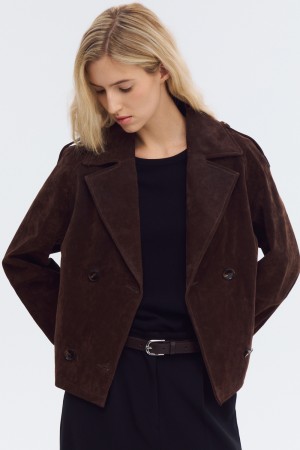 куртка из натуральной замши - верхняя одежда