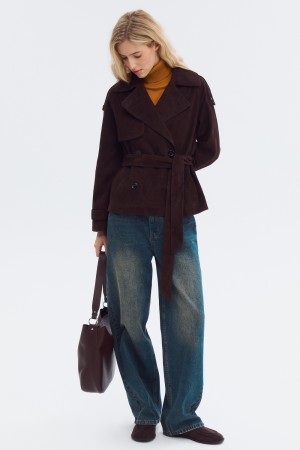 куртка из натуральной замши - верхняя одежда